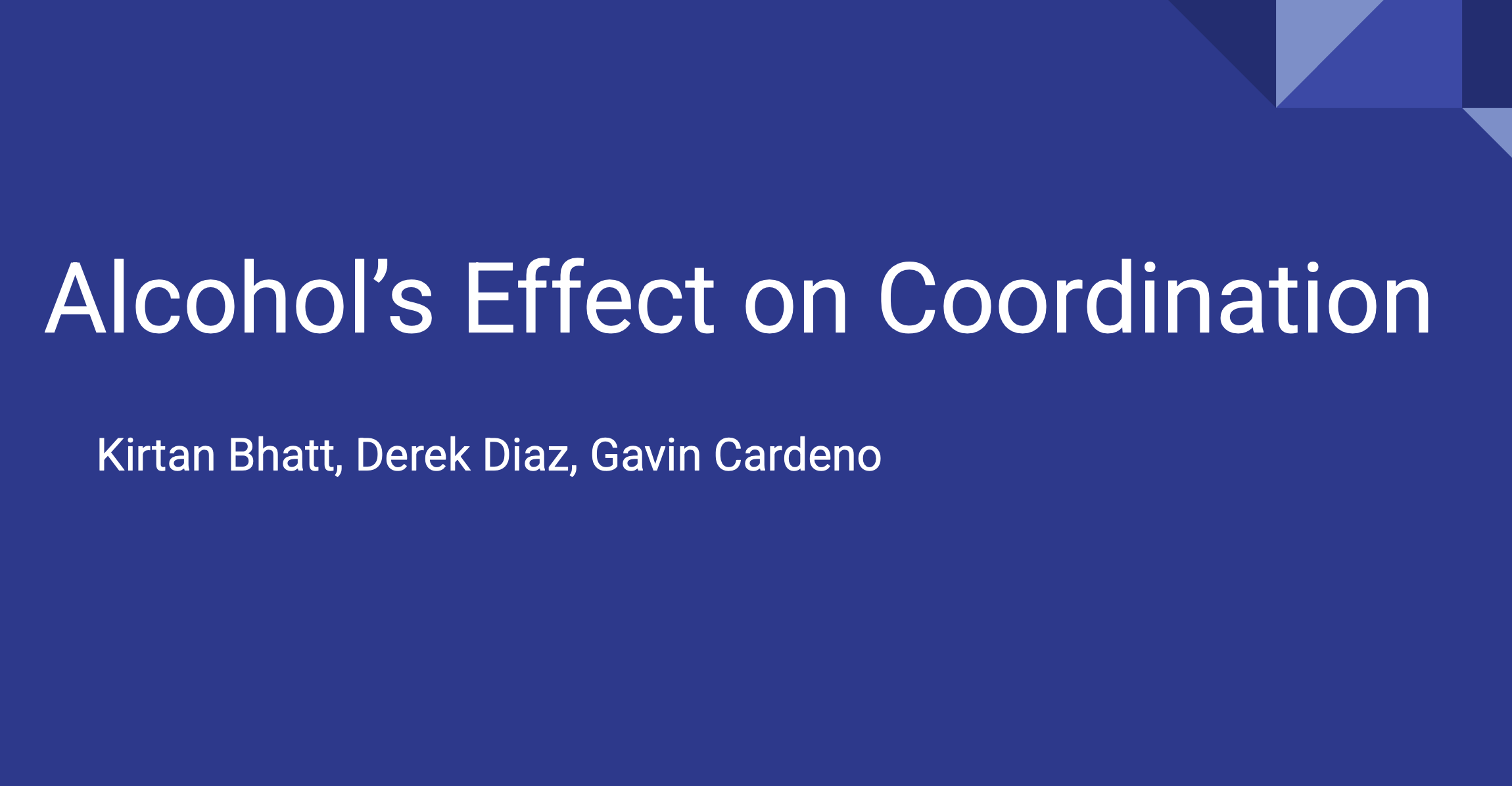 Alcohol’s Effect on Coordination Preview